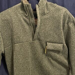 Hudson & Barrow Men's Gray Zip-Up Sweater
